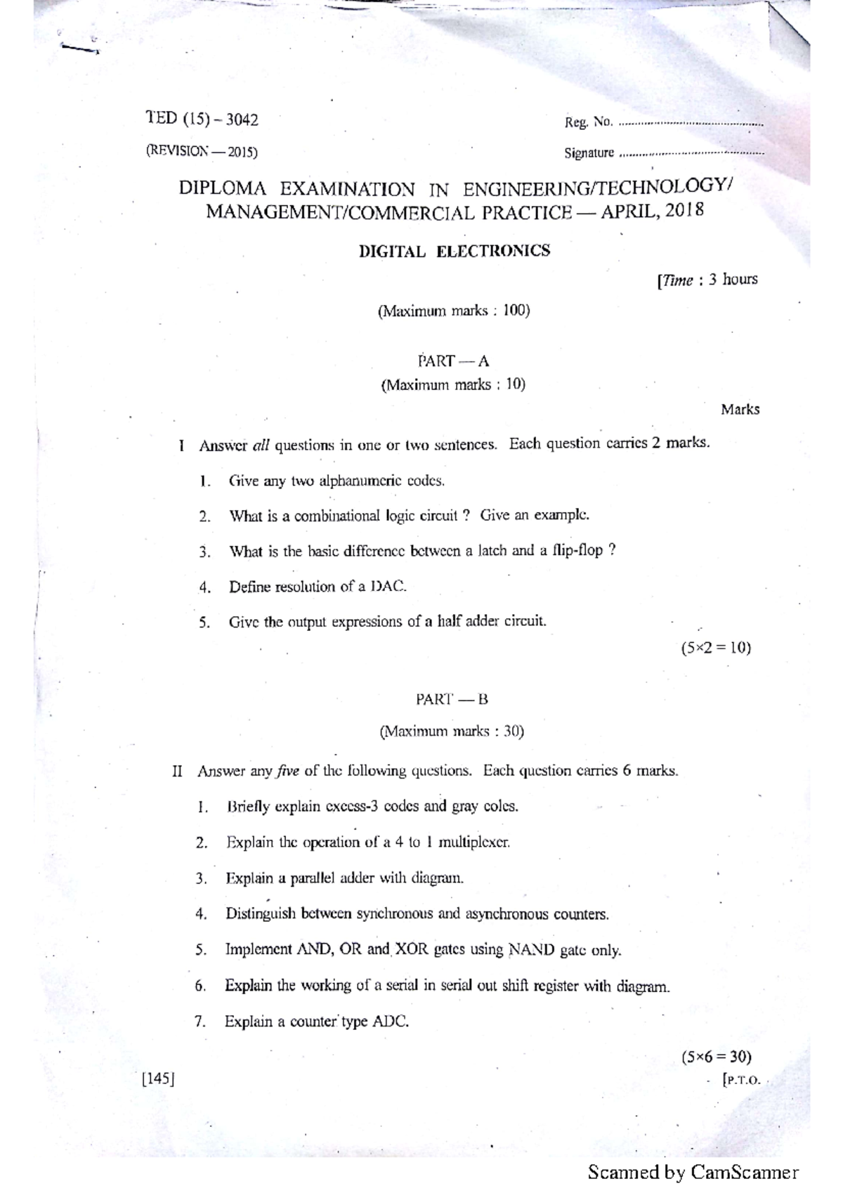 Digital electronics notes - Industrial Engineering - Scanned by ...