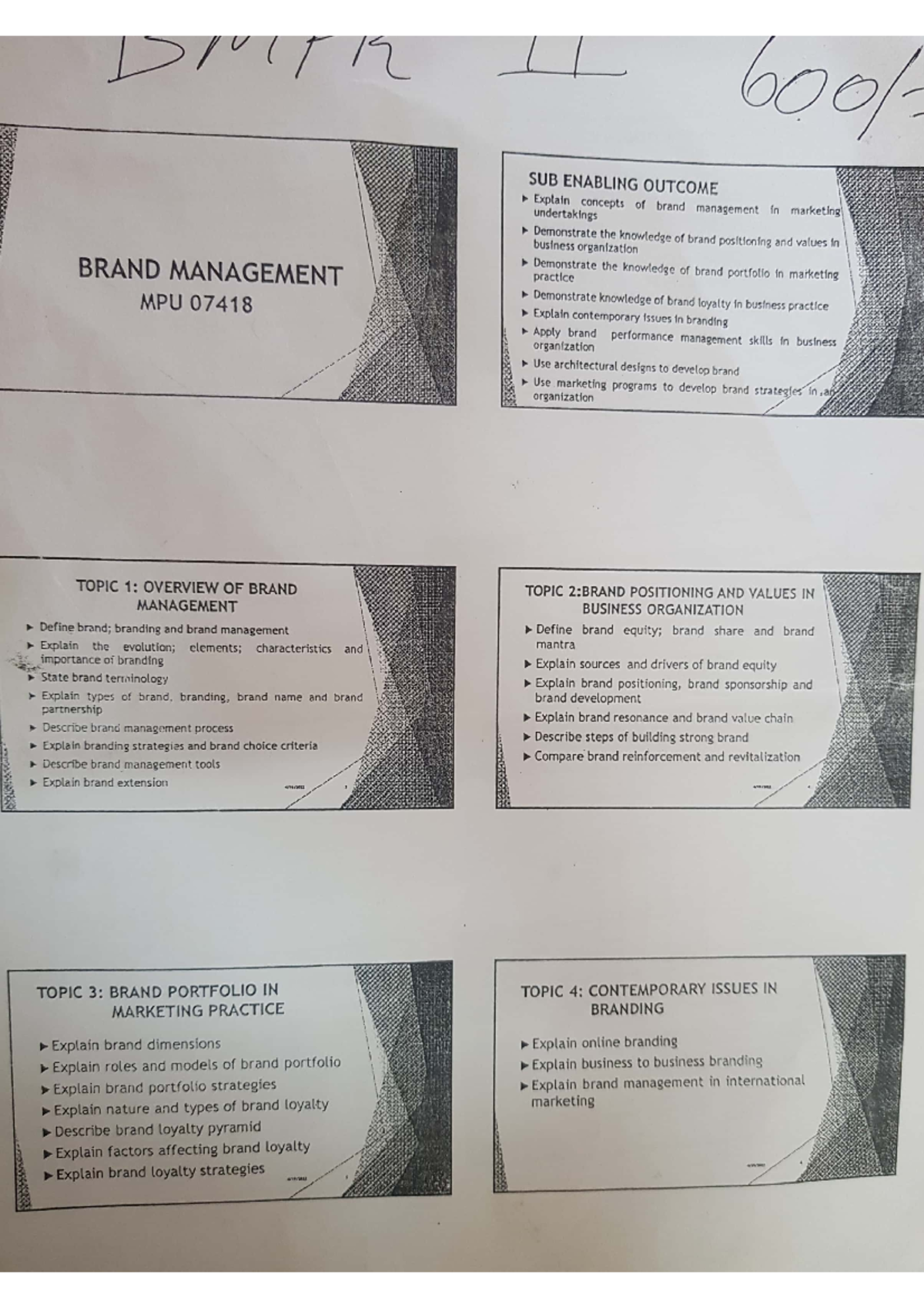 Brand Management - Notes - Marketing and public relations - Studocu