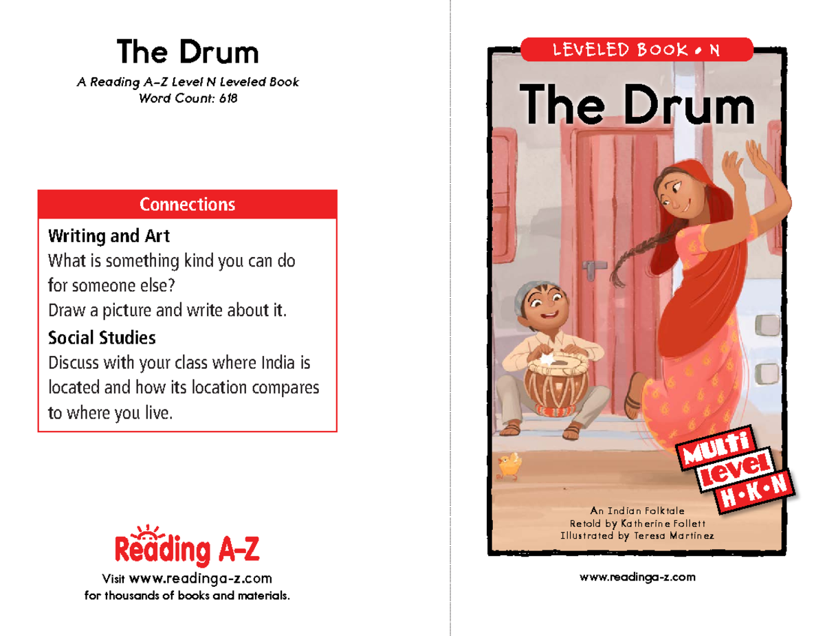 The drum test Visit readingaz for thousands of books and materials