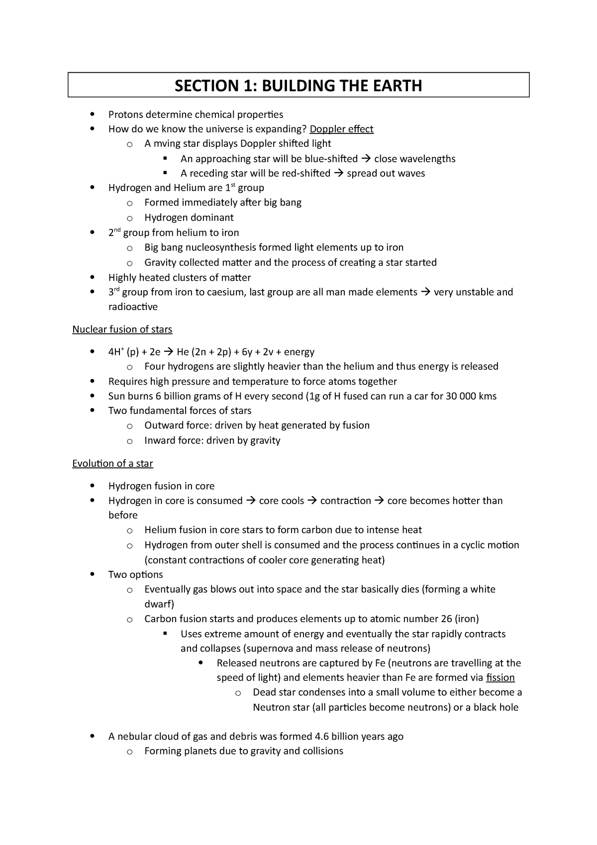 evolution of earth essay