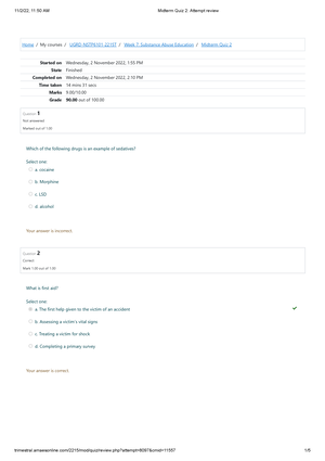 Midterm Quiz 2 NSTP 1 - Wwfggsfga - Home / My Courses / UGRD-NSTP6101 ...