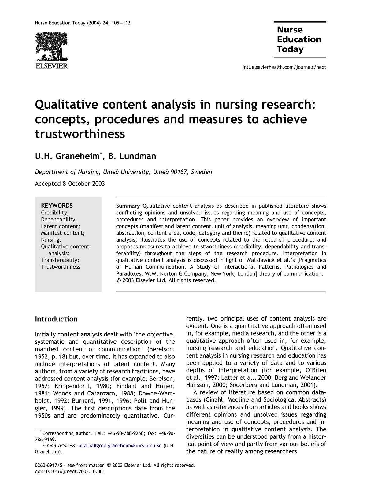 qualitative-content-analysis-graneheim-lundman-2003-qualitative