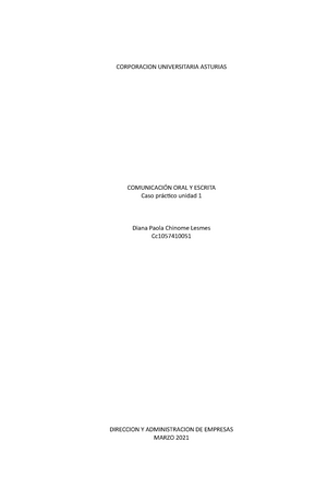 Solucion Caso Practico Unidad Corporacion Universitaria Asturias Microeconomia Caso Pr Ctico