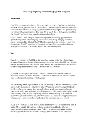 Data Analytics case study - Data Analytics case study The trends in the ...