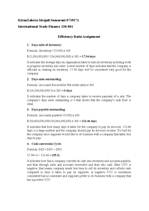 Auditing Credit Assignment 2- CAS 315 - Answer 1: Firm Specific risk ...