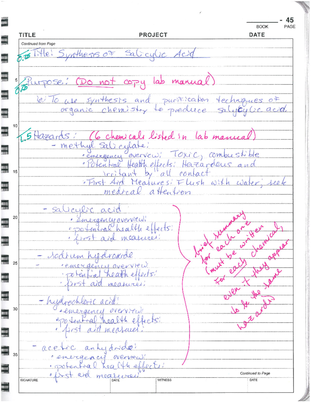 Sal Lab Help Notes - Chem 1002 - Studocu