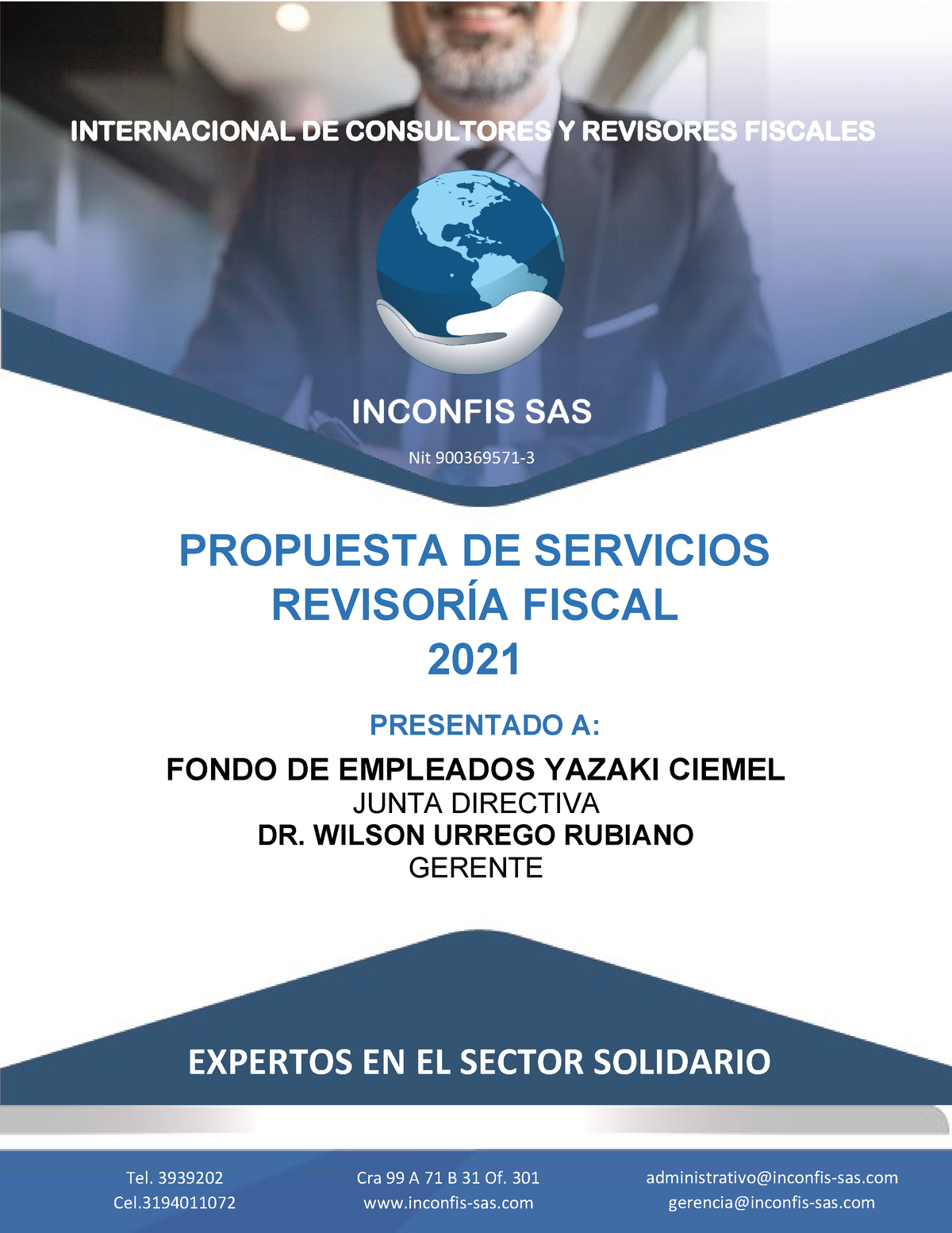 Propuesta Revisoria Fiscal 2021 Inconfis 1 Propuesta De Servicios