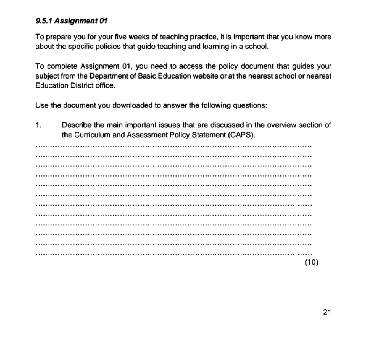 tpn2601 assignment 1 answers