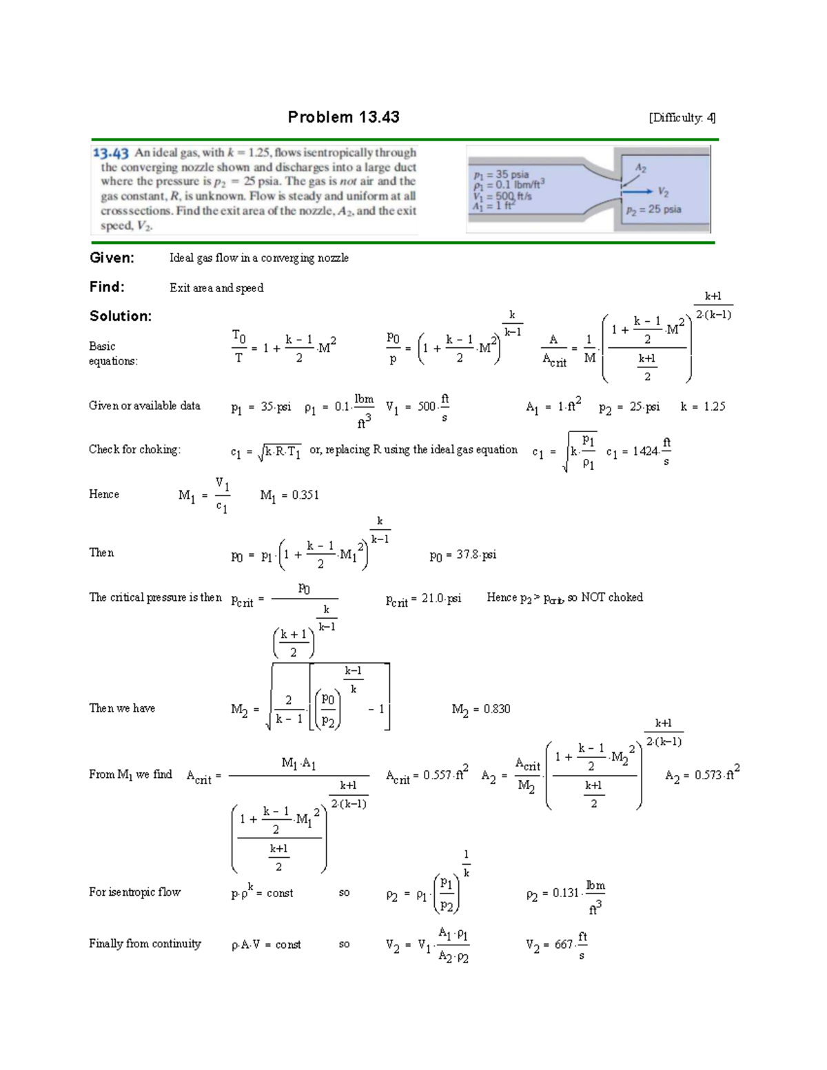 Midterm Review Exam Notes and Solutions 28 - Problem 13 [Difficulty: 4 ...
