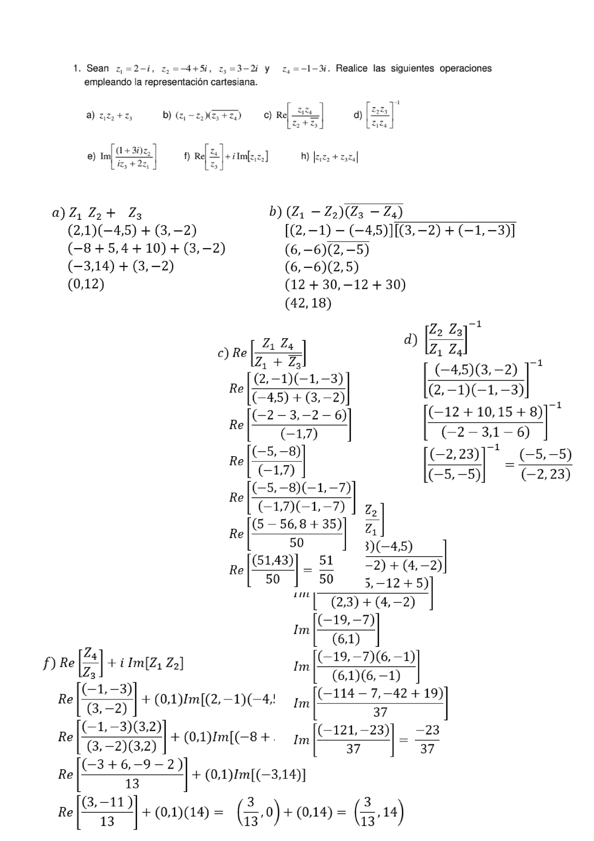 Ejercicio Tomo1 - Solución Realizamos Distribución B) En W Y Z ) X ) X ...