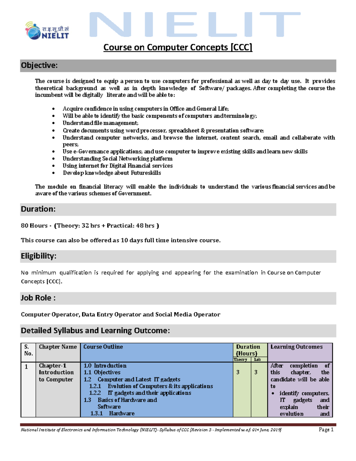 CCC - Revision - 3 - Will definitely enhance your knowledge - Objective ...