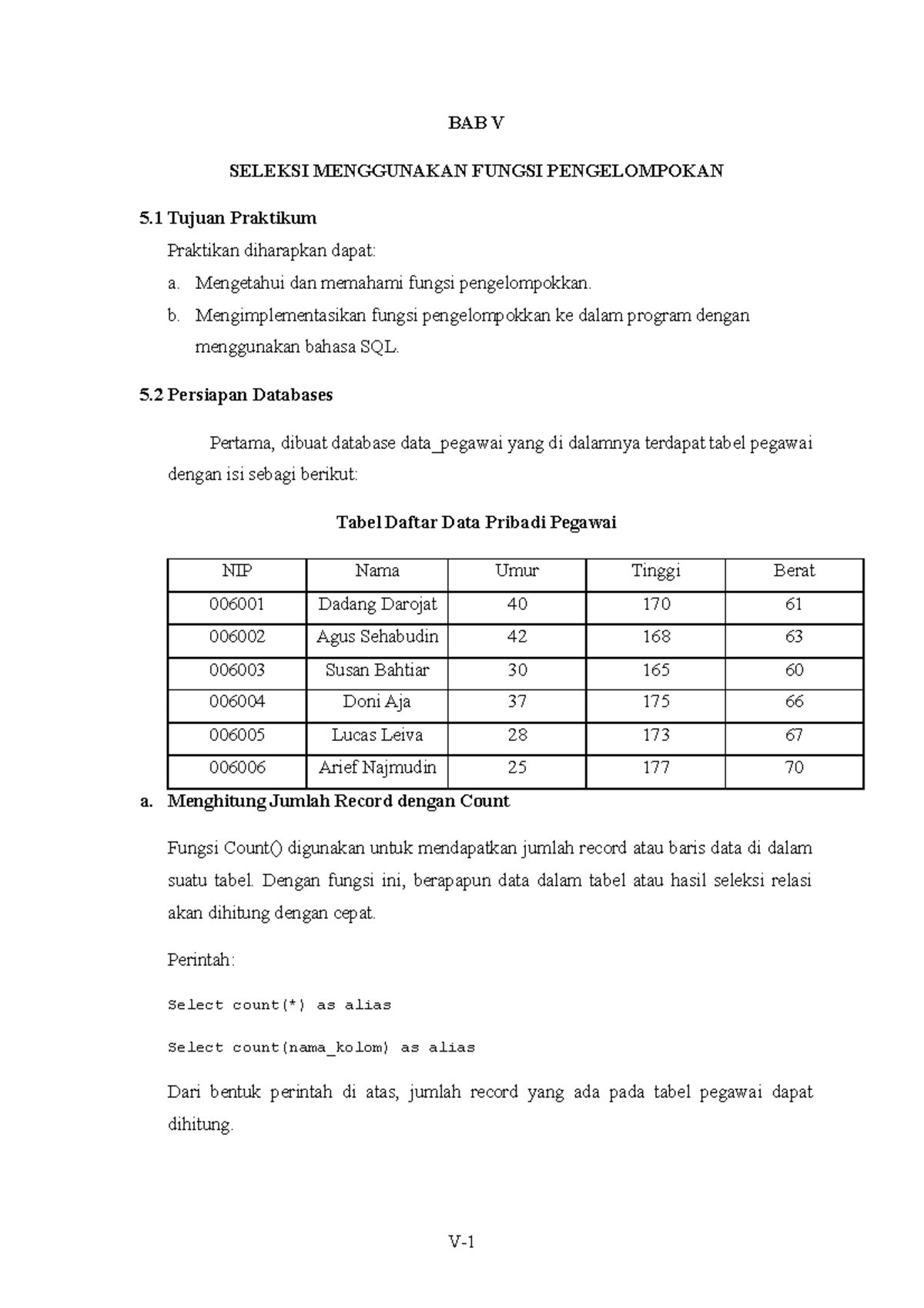 SELEKSI MENGGUNAKAN FUNGSI PENGELOMPOKAN - Mengetahui Dan Memahami ...