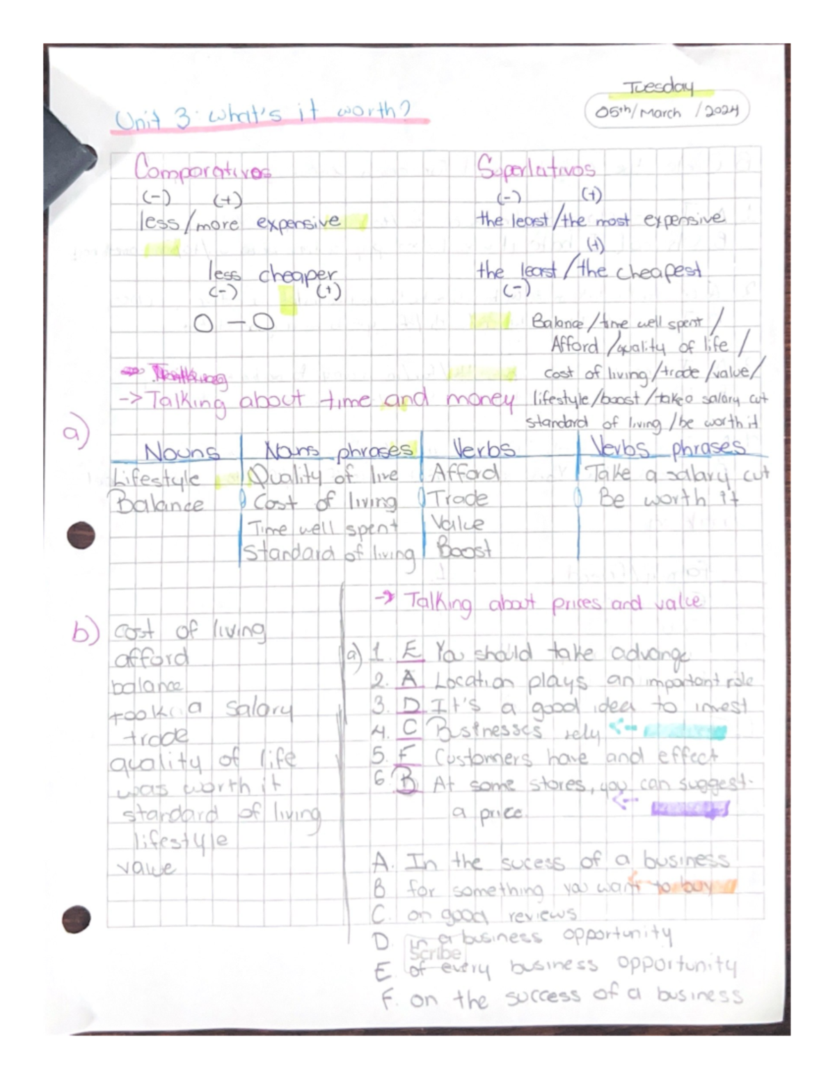 Unit 3 - Ingles general IV - Studocu