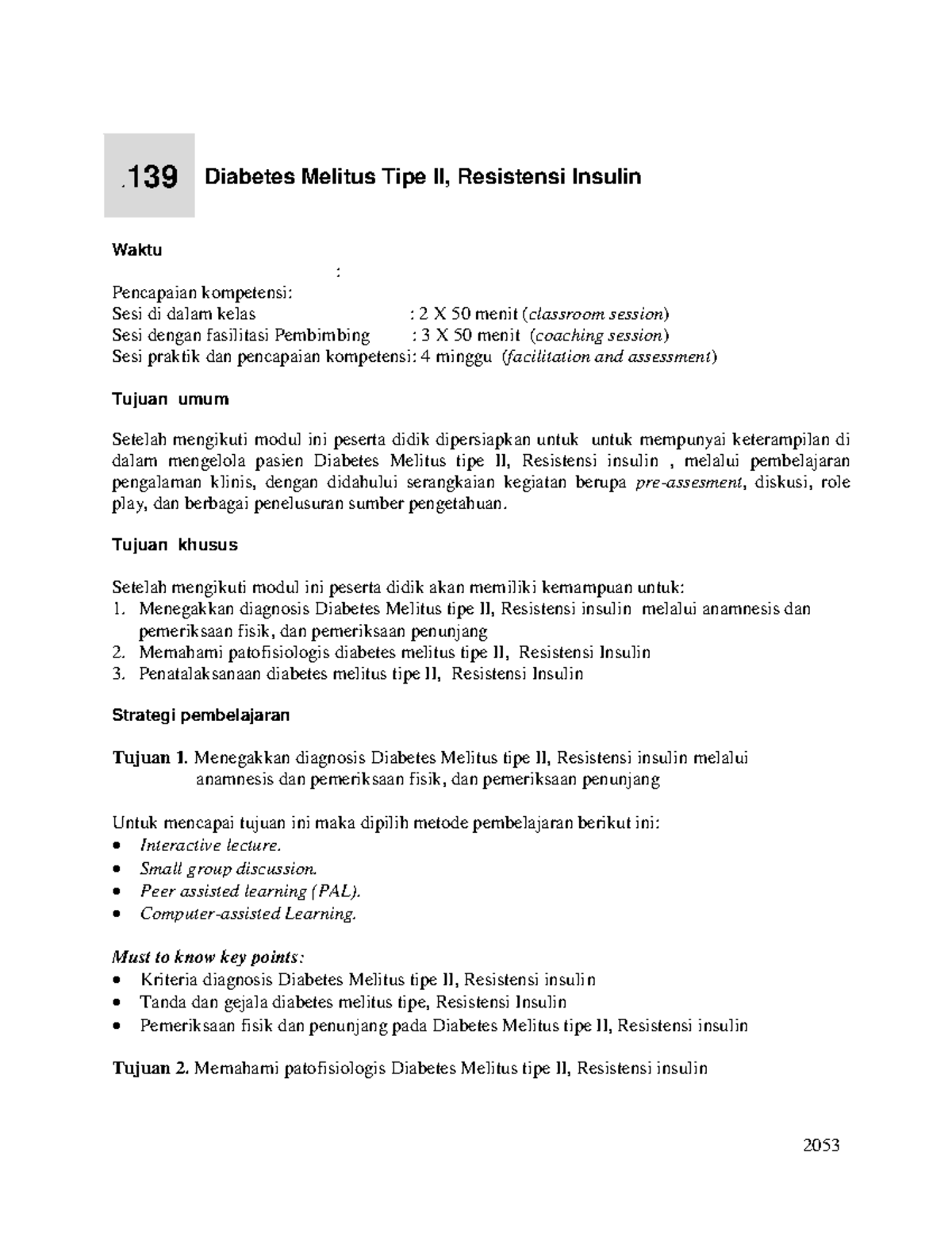 EN16 DM-tipe-2-resistensi-insulin-Q - . 139 Diabetes Melitus Tipe II ...