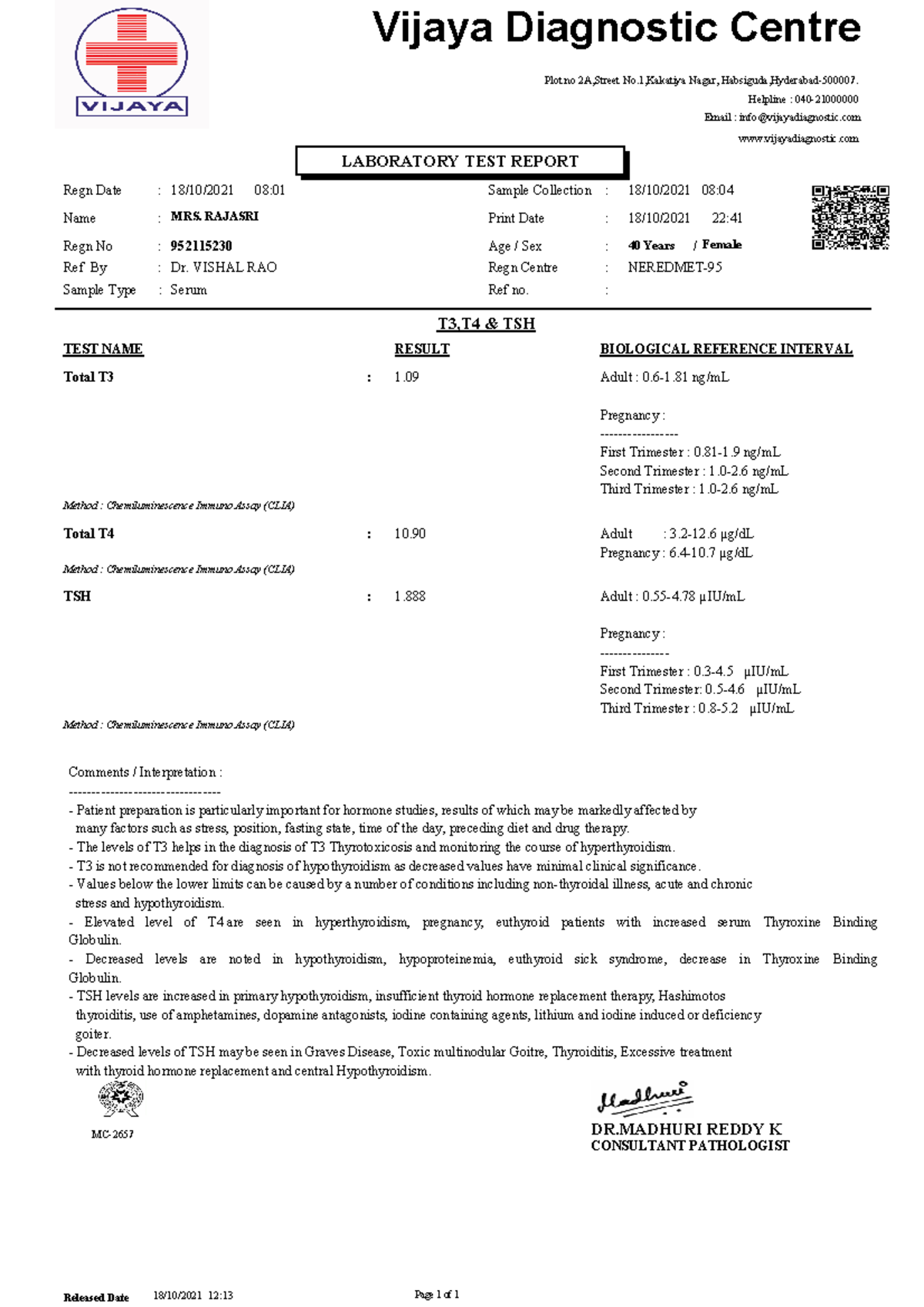 DUJN2987 - Lecture notes 1 - Vijaya Diagnostic Centre Plot no 2A,Street ...