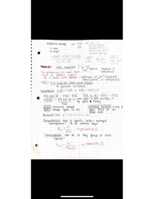 MATH Ch - notes - HW due wed & fri 7-8 quiz 11/ 1 more quiz after 11/17 ...