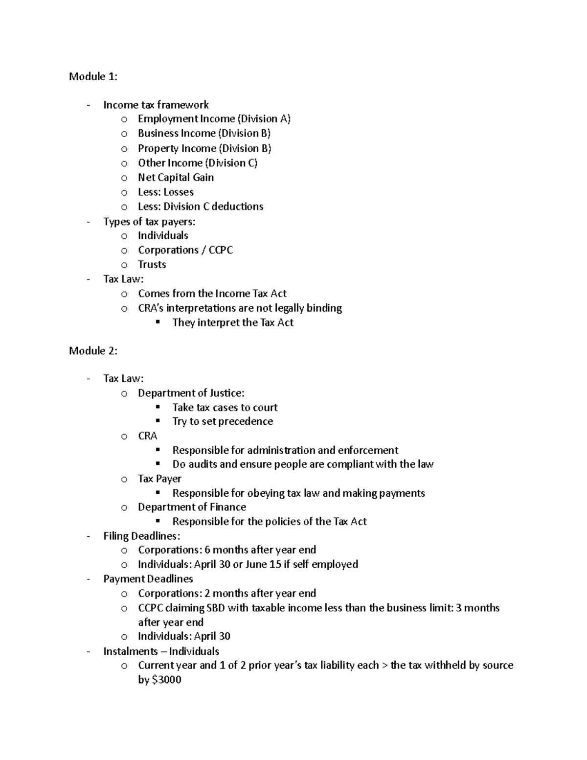 afm-362-tax-course-summary-module-1-income-tax-framework-o