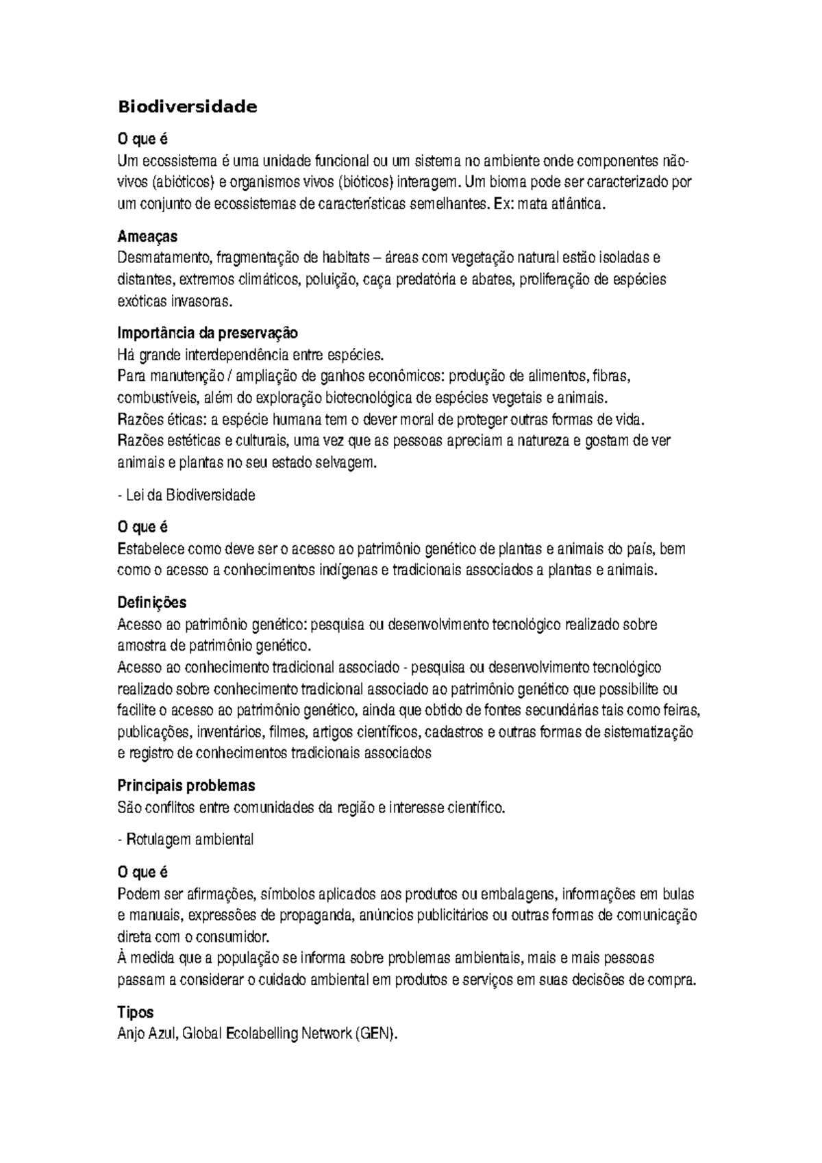 Biodiversidade - Direito ambiental - Biodiversidade O que é Um ...