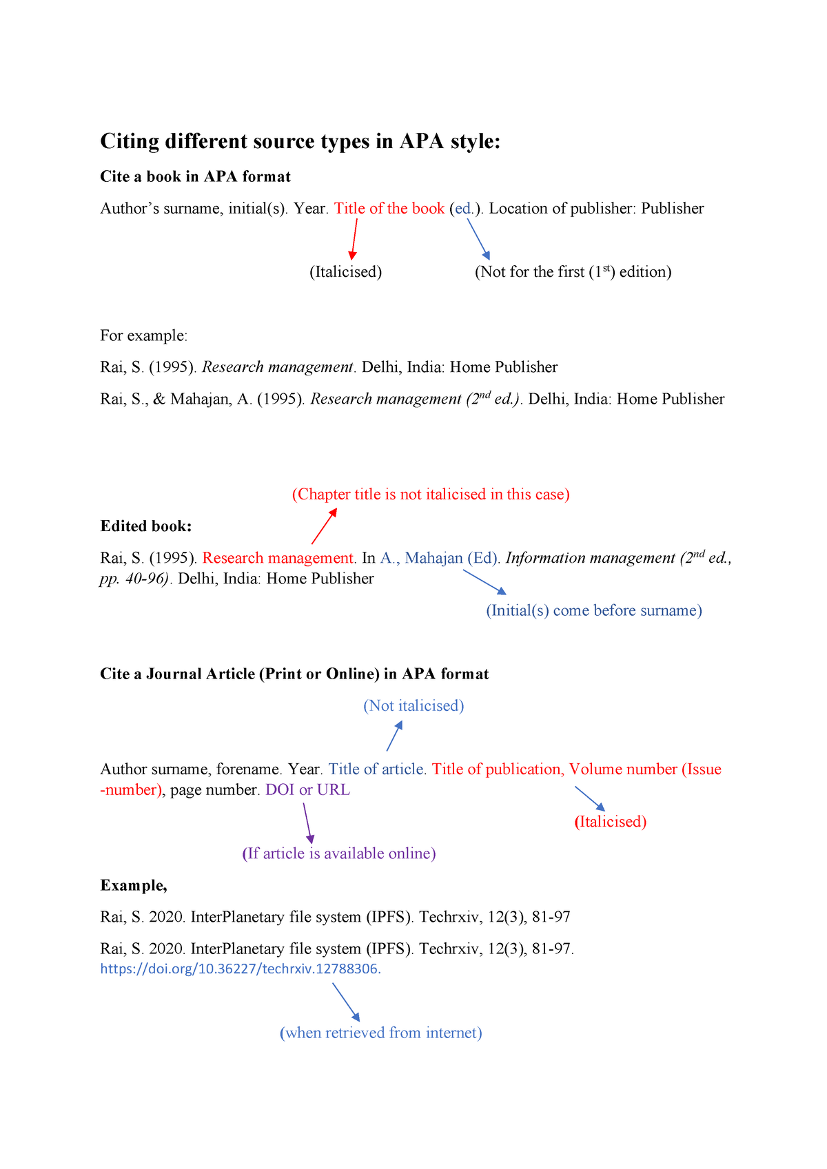 How To Properly Cite Your Articles Citing Different Source Types In 