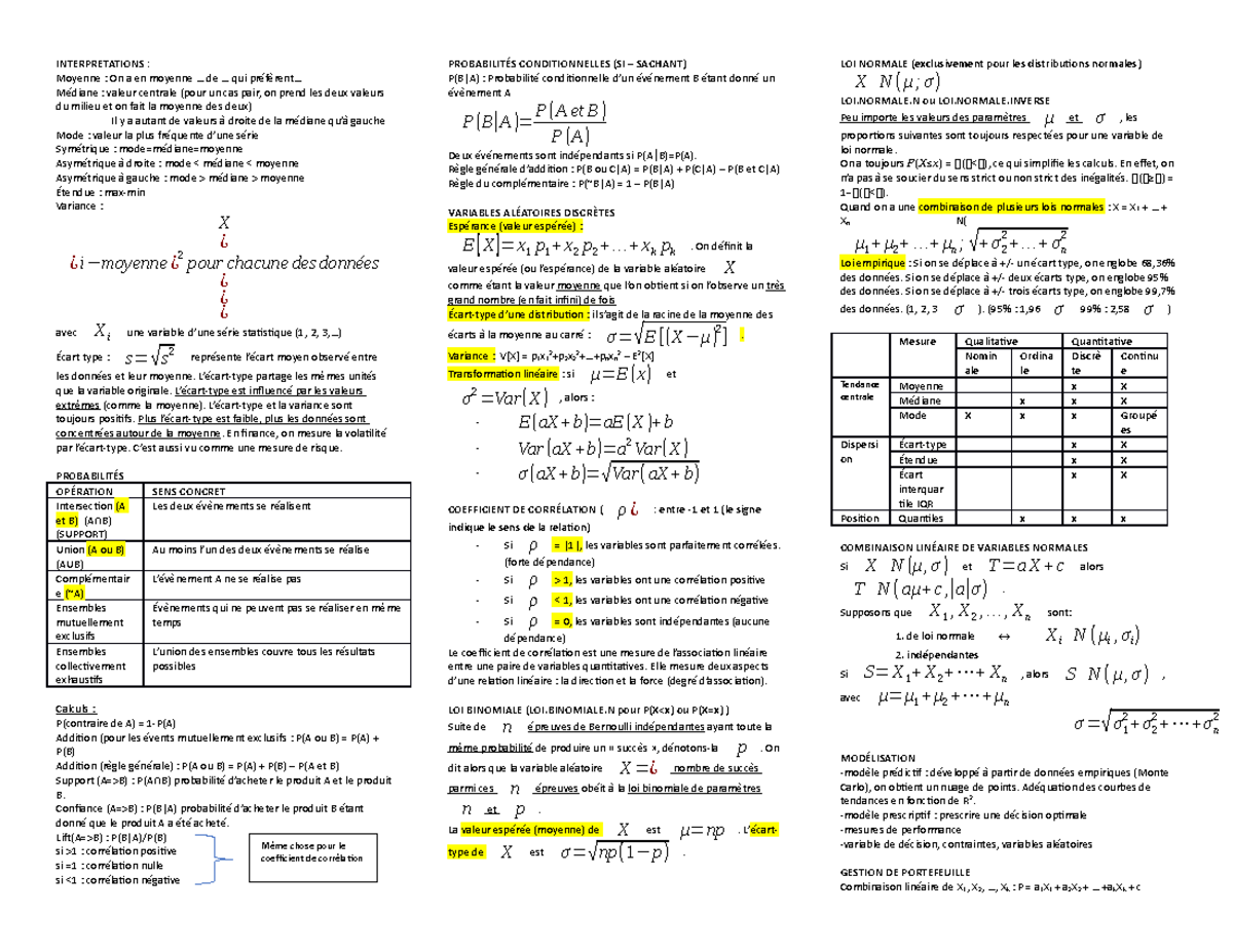 Fiche Analytique Final Studocu