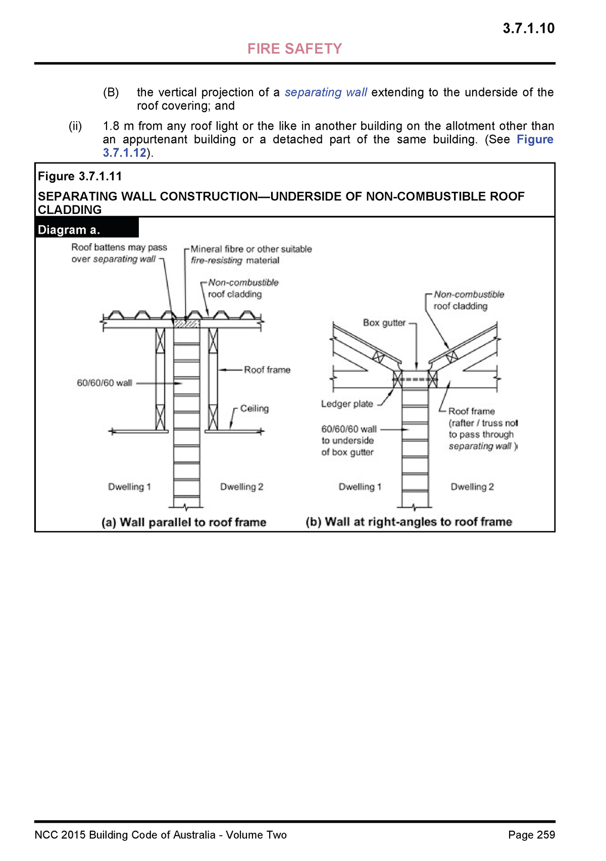 BCA Volume 2 (40) - BCA Notes - FIRE SAFETY (B) The Vertical Projection ...