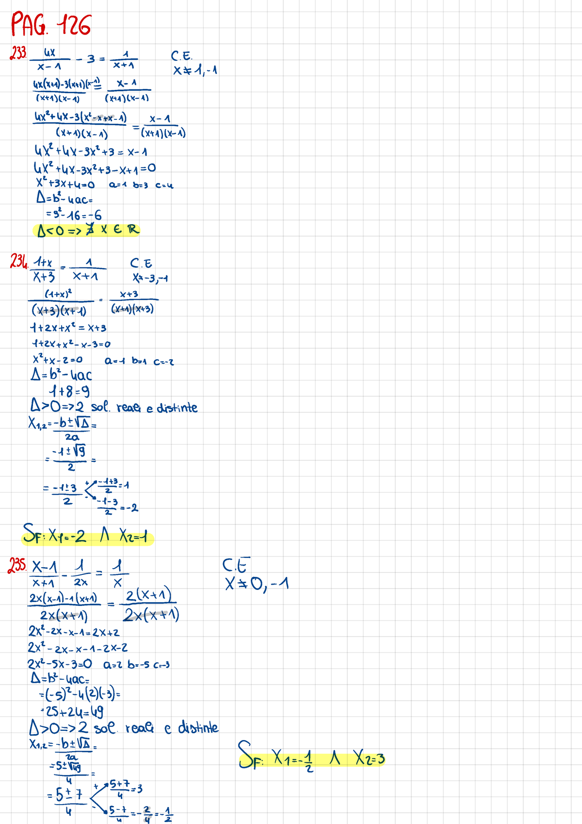 Untitled - Esercizi Per Ripassare La Matematica Liceale - PAG . 126 = C ...