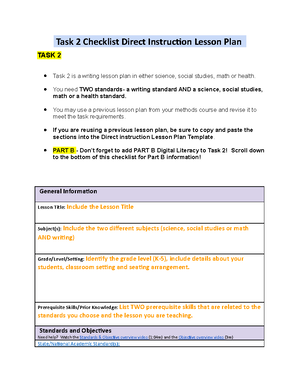 C732 Task 1 - This is a passed Task 1 for Disciplinary Reading at WGU ...