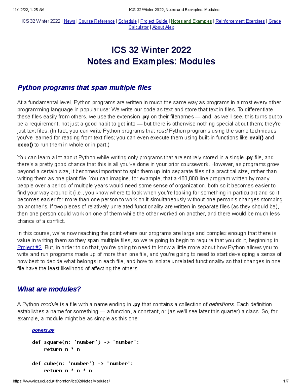ICS 32 Winter 2022, Notes and Examples Modules - ICS 32 Winter 2022 ...