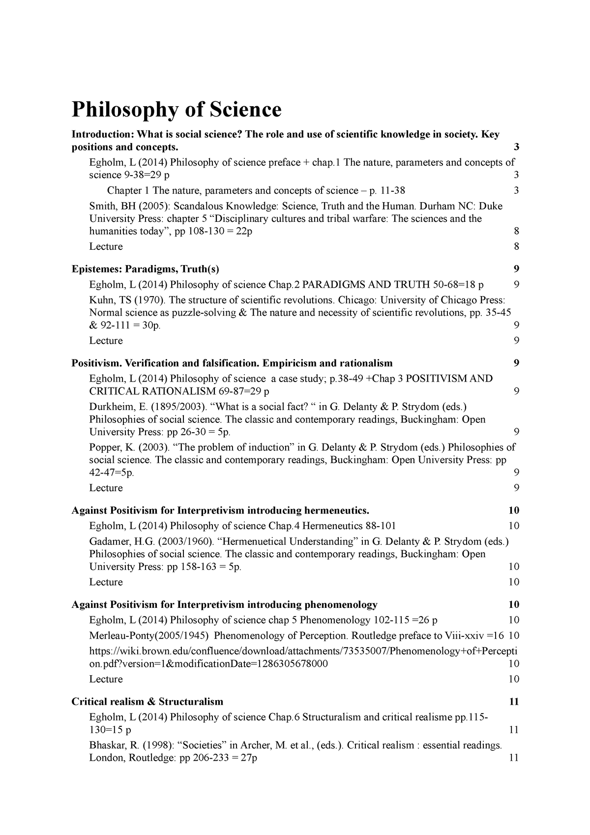 philosophy of science essay structure