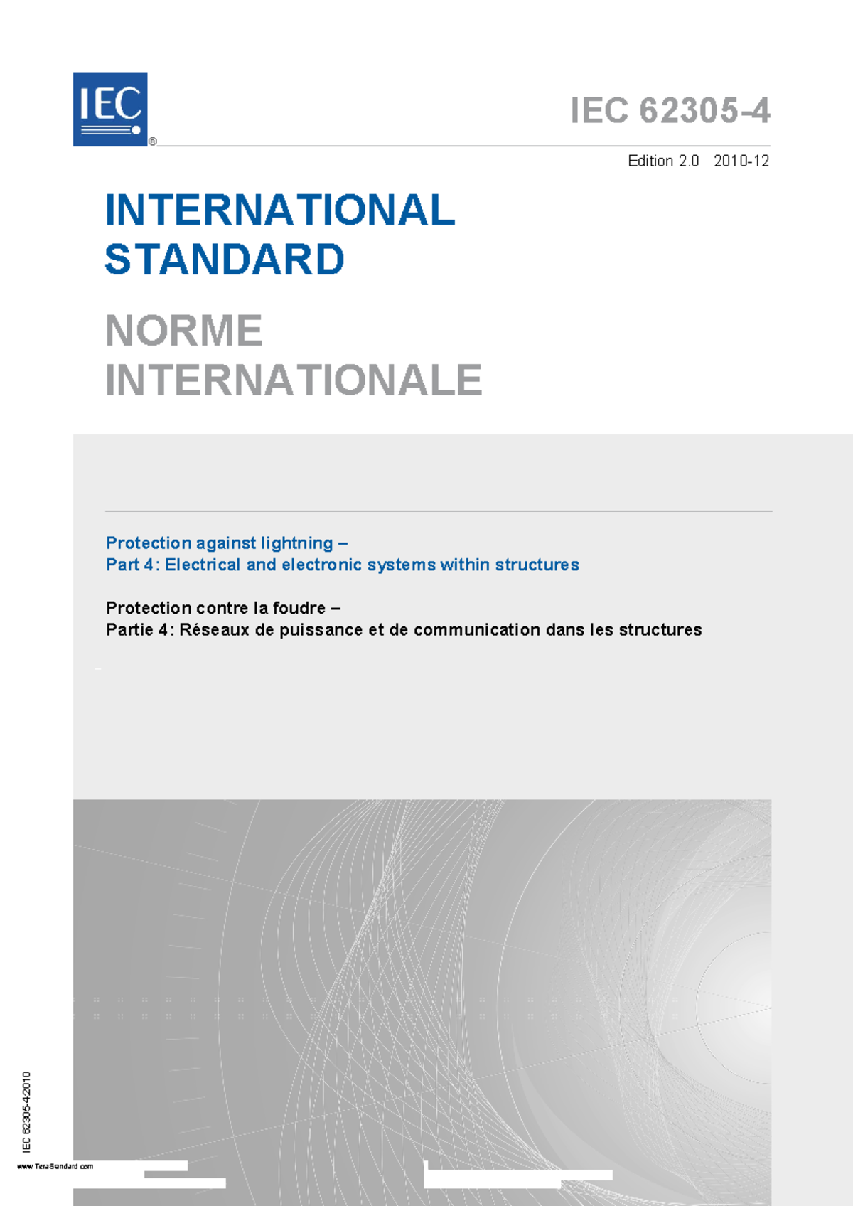 IEC-62305-4-2010 EN - IEC 62305 - 4 Edition 2 .0 2010 - 12 ...
