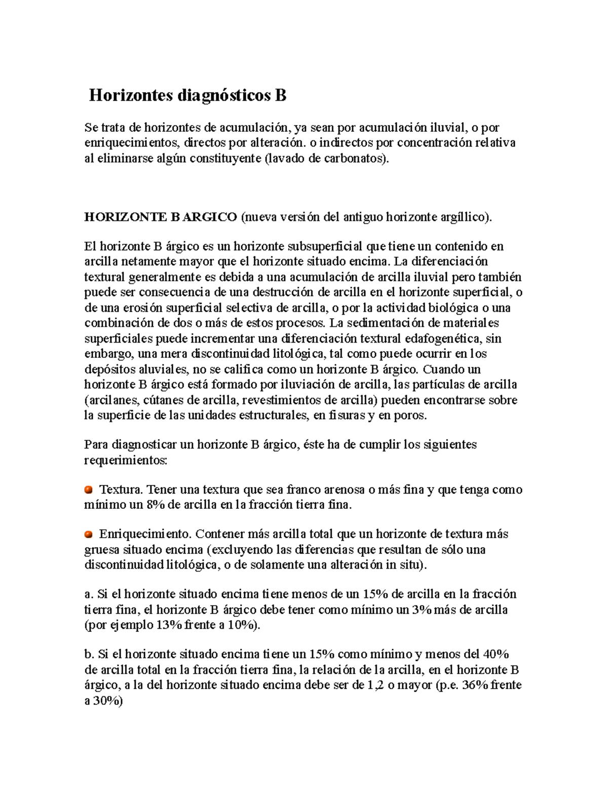 Horizontes Diagnósticos B - Horizontes Diagnósticos B Se Trata De ...