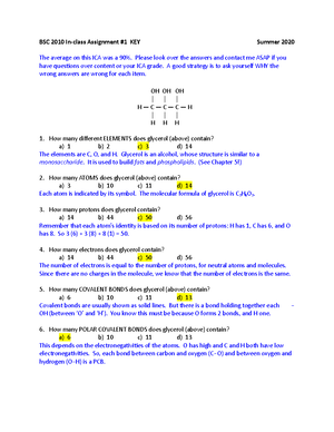 BSC2010 lab homework - BSC2010 - Studocu