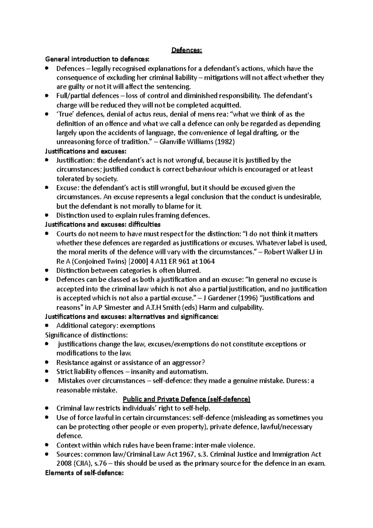 criminal-law-defences-summary-notes-defences-general-introduction