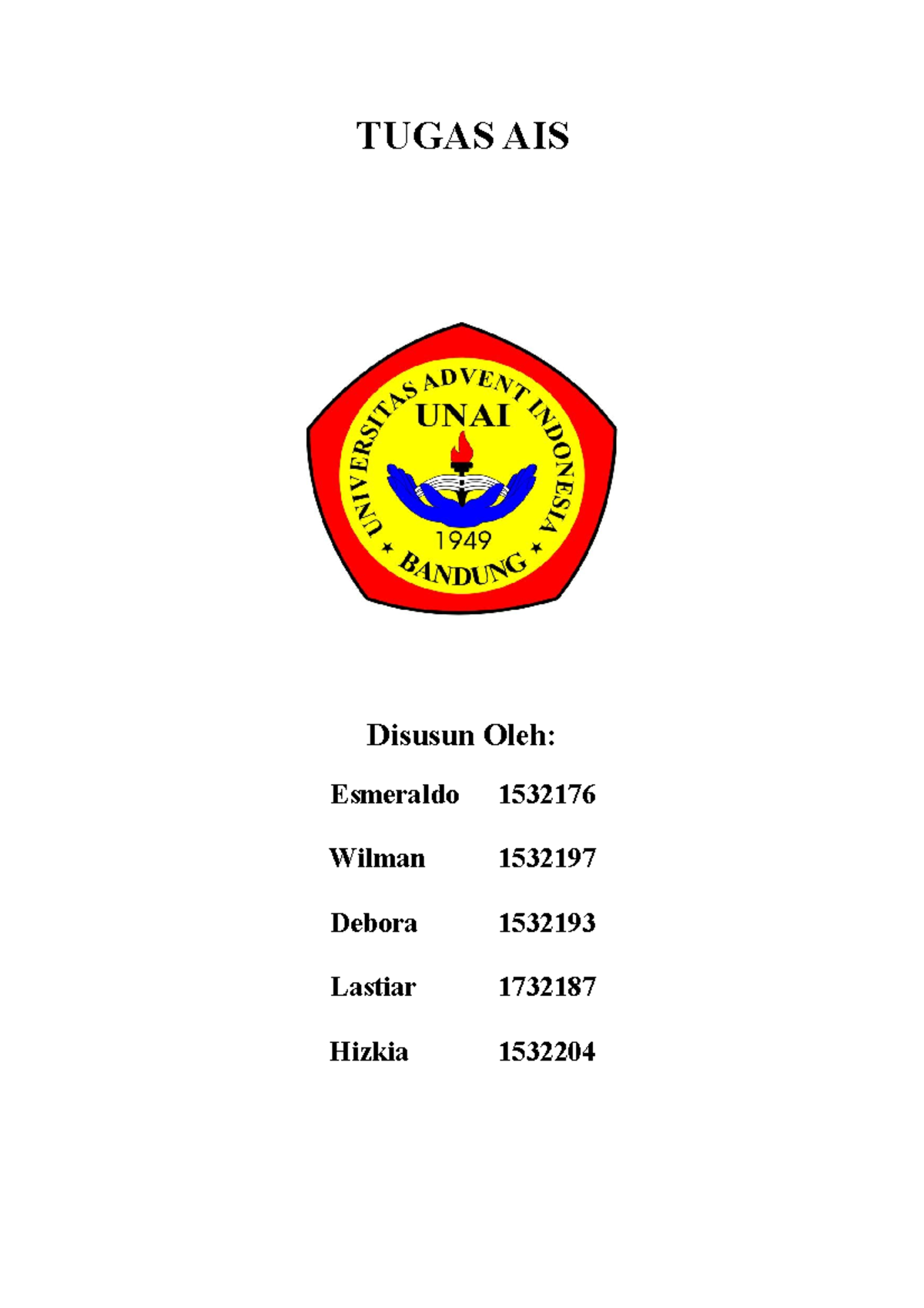 Module 4 Answer Key 123 Tugas Ais Disusun Oleh Esmeraldo 1532176
