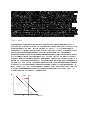 structure of a 25 marker economics essay