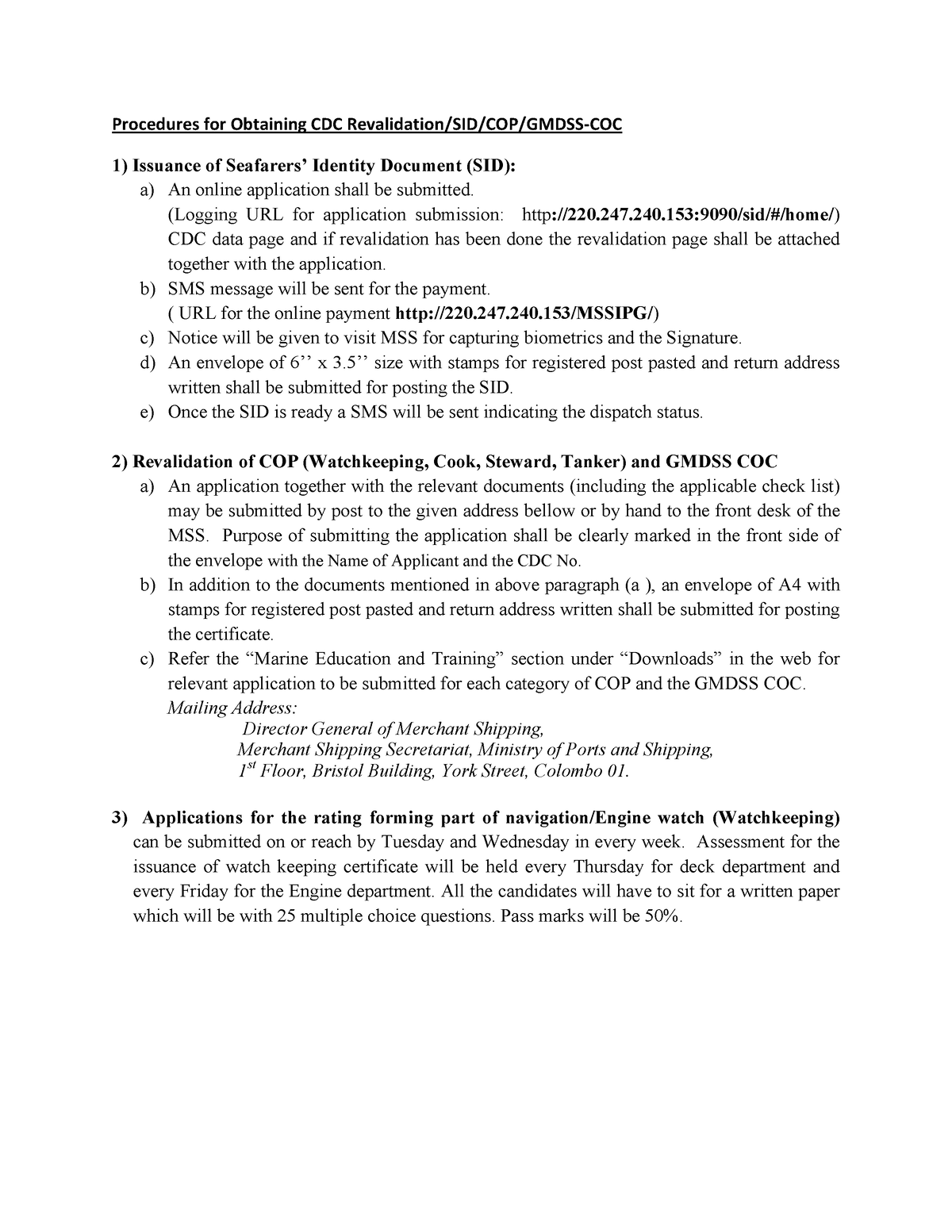 Procedure Certification new pdf - Procedures for Obtaining CDC ...