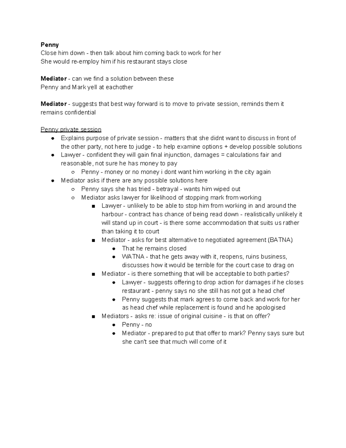 Sous Chef notes - This is content as of the stated academic year. USe ...