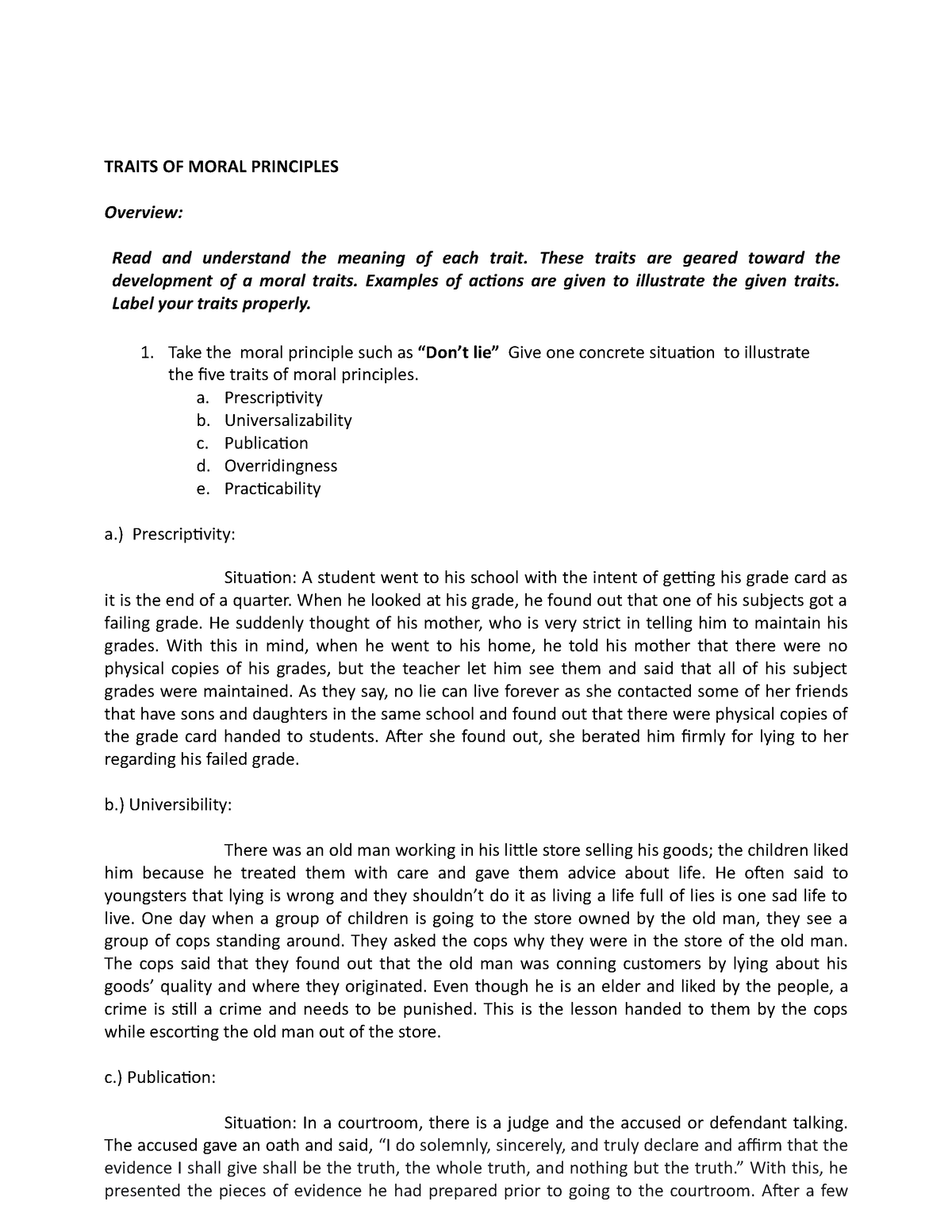 m1a1-moral-traits-coursework-traits-of-moral-principles-overview