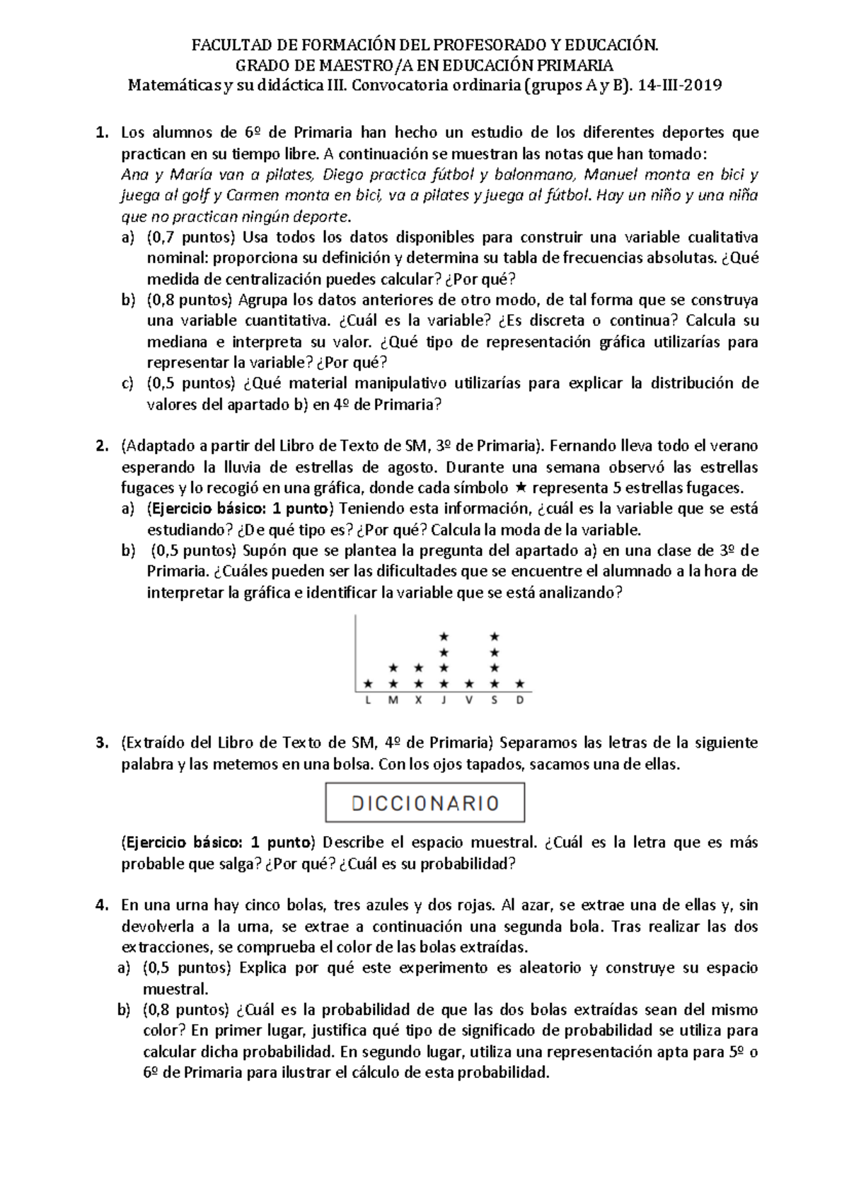 Marzo 2019 (A Y B) - FACULTAD DE FORMACIÓN DEL PROFESORADO Y EDUCACIÓN ...