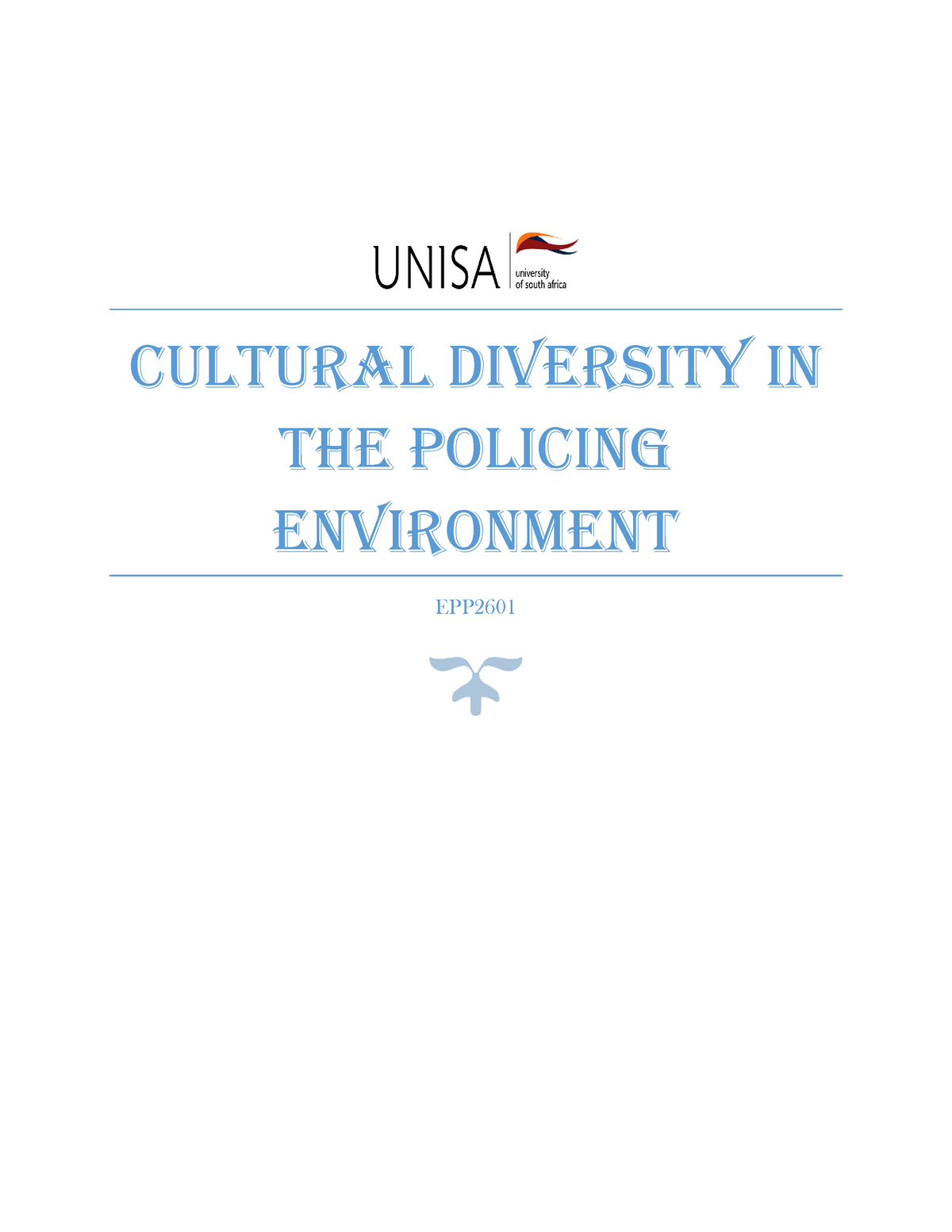 essay on cultural diversity in the policing environment