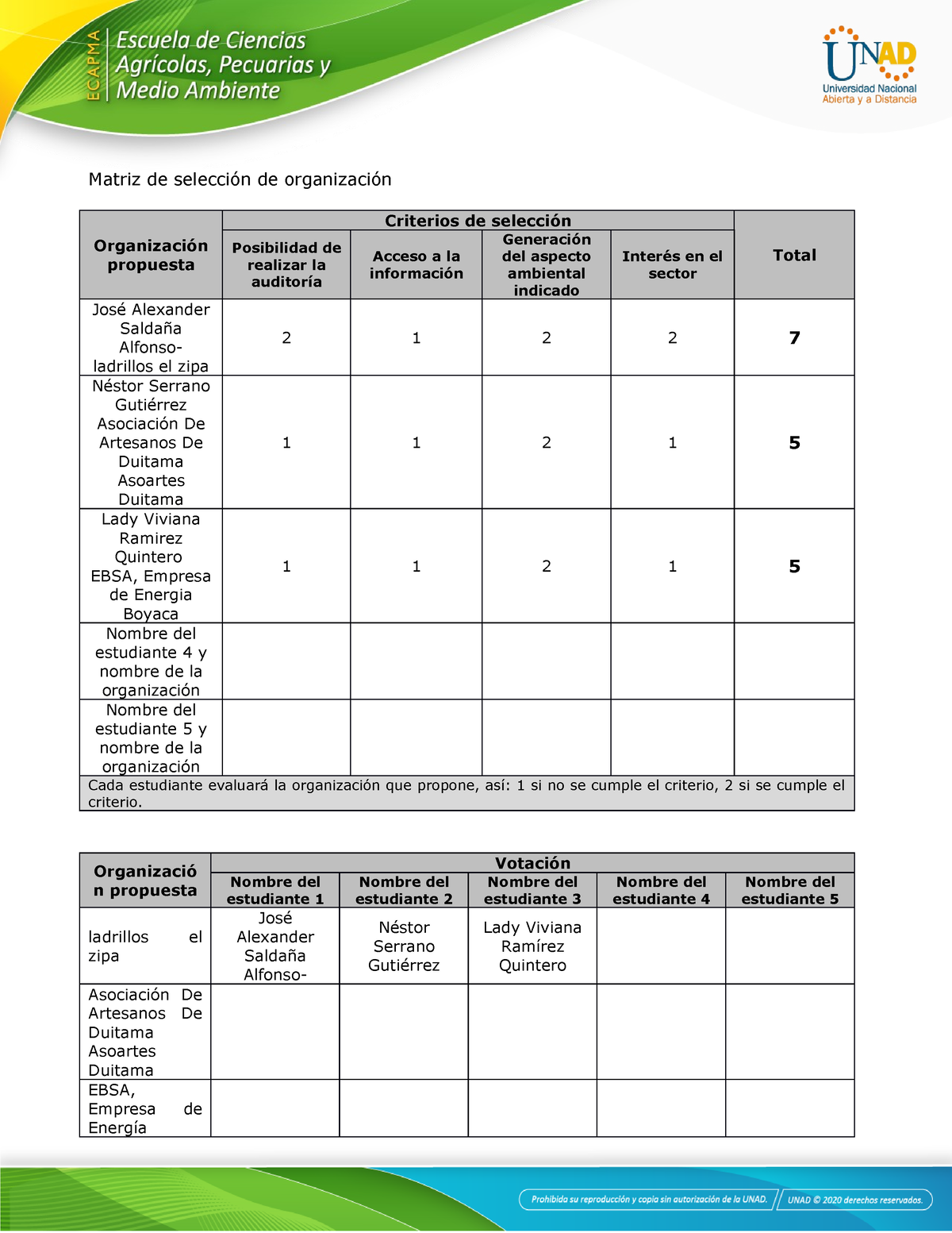 Formato Matriz De Selección Y Plan De Auditoría 1 Matriz De