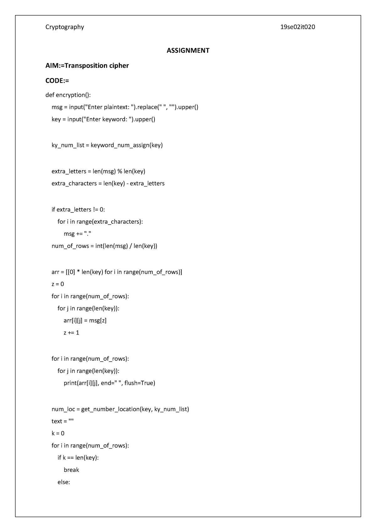 assignment-transposition-assignment-aim-transposition-cipher-code