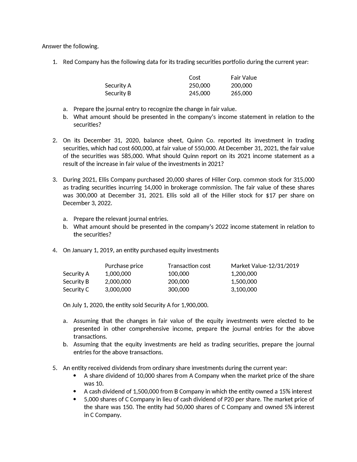 quiz-equity-investments-answer-the-following-1-red-company-has-the