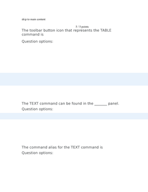 Auto Cad Assessment -Exam1-Unit1-Ashworth College - Skip To Main ...