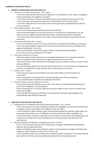 Crim 4 notes - Professional Conduct AND Ethical Standards I. Basics ...