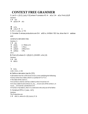 Compiler Design HAND WRITTEN NOTES - Theory Of Computation & Formal ...