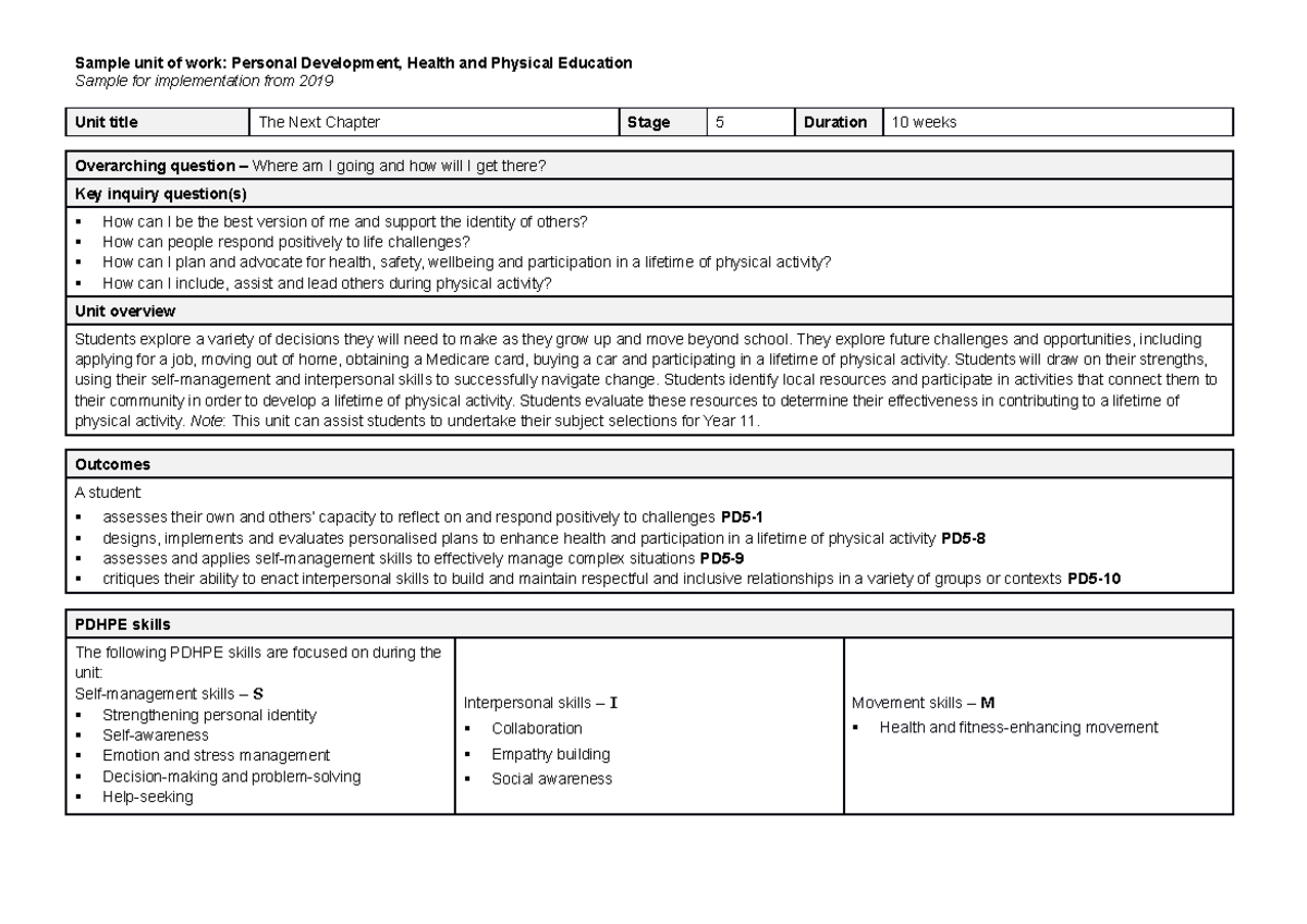 pdhpe-stage-5-sample-unit-the-next-chapter-sample-unit-of-work