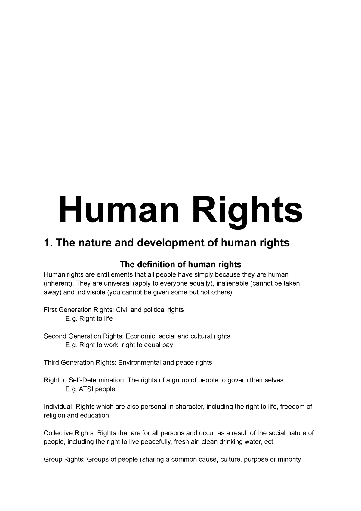 case studies human rights