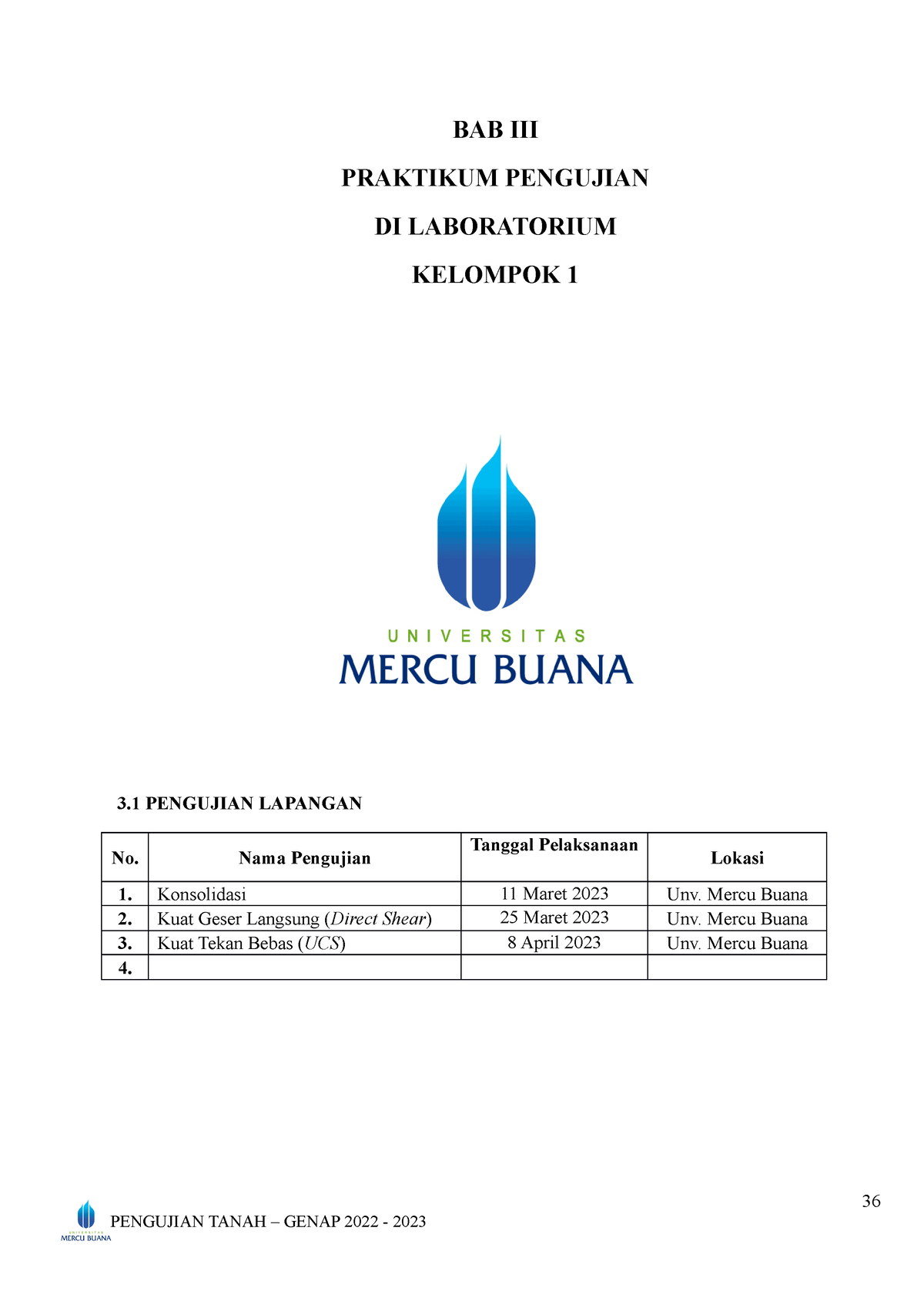 BAB 3 UCS ( Kelompok 1) - Ucs Metode - BAB III PRAKTIKUM PENGUJIAN DI ...