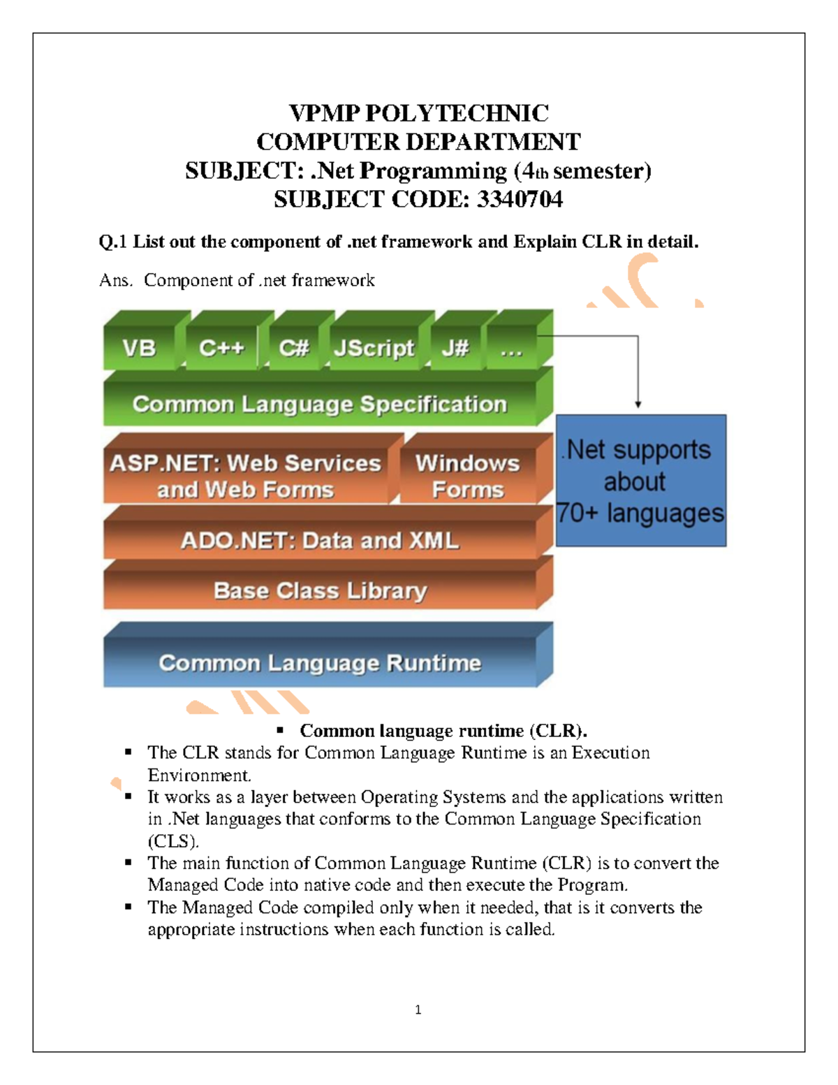 Important-question-vb - VPMP POLYTECHNIC COMPUTER DEPARTMENT SUBJECT ...